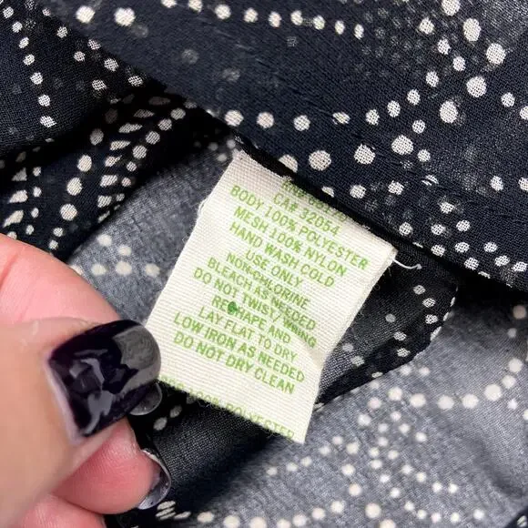 Staring at Stars Sheer Sleeveless Top Size Small - Picture 4 of 8